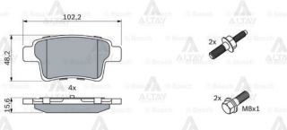 FREN BALATASI ARKA C4 PICASSO 1.6HDI 1.8 2.0 2.0HDI 06> resmi