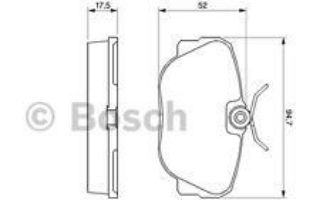ÖN BALATA BMW E30 TÜM MODELLER 82-6.91 LANDROVER RANGEROVER II LP 4.0 98-02 0986TB2621 resmi