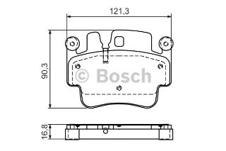 ÖN BALATA PORSCHE BOXSTER 2.7 24V-S 3.2 99 911 3.6 GT3 99 3.4 CARRERA 97 BOXSTER 2.5 24VM 0986TB2854 resmi