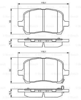 ÖN BALATA OPEL GT 07 CHEVROLET HHR 07-11 resmi