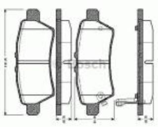 FREN BALATASI ARKA NAVARA 05> NP300 PATHFINDER 05>11 GDB3405 resmi