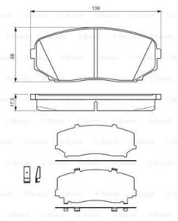 ÖN BALATA MAZDA CX7-CX 907 resmi
