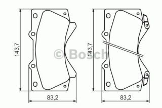 ÖN BALATA TOYOTA LAND CRUISER V8J15-J2008 resmi