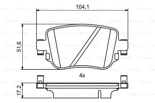 FREN BALATASI ARKA SHARAN 10> CADDY IV 15> A1 10> Q3 11> / ALHAMBRA 10> LEON 12> OCTAVIA III 13> resmi