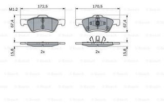 DİSK BALATA ENVOY 4.2 09.2004 - 08.2009; ENVOY 4.2 4X4 09.2001 - 08.2003; ENVOY 4.2 AWD 09.2003 - 08 resmi