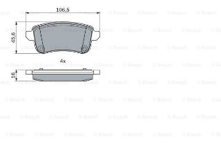 DİSK BALATA FLUENCE 1.5 DCİ 11.2009 - 12.2017; FLUENCE Z.E. 11.2011 - 12.2016; GRAND SCENİC III 1.2 resmi
