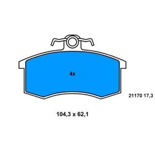 ÖN BALATA SAMARA 1.1-1.3-1.5 85-97 0986TB2113 resmi