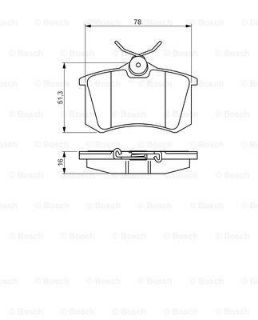 FREN BALATASI ARKA BM MEGAN II/FLUENCE/POLO/GOLF/307 03- resmi