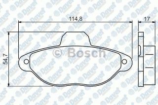 ÖN BALATA PANDA 1.1 03 1.2 03 PUNTO 1.2 99 03 SEICENTO 98-10 T 0986TB2225 resmi