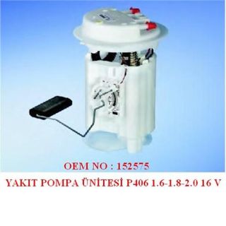 YAKIT POMPASI ELEKTRİKLİ P406 1.8 16V 95-04 resmi