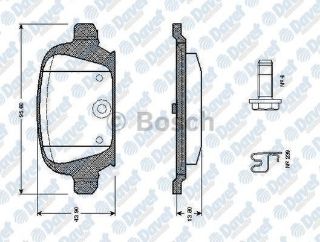 FREN BALATASI ARKA WVA 23284 (OPEL: CORSA C 1.8 16) resmi