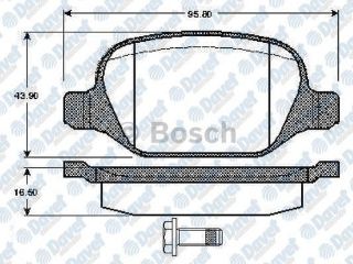 FREN BALATASI ARKA WVA 23661 ( ALFA ROMEO : 147 / 1 56 1.6 1.9JTD 2.0 ) resmi