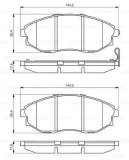 DİSK BALATA CHEVROLET EPİCA 2.0; EPİCA 2.0 CDRİ; EPİCA 2.5 resmi