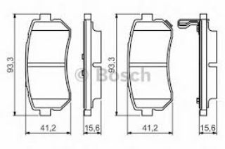 FREN BALATASI ARKA (HYUNDAI: X35 11>12/KIA: SPORTAGE 11>12/I20 08>12/I30 08>12 ) resmi