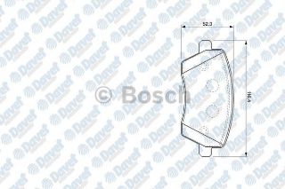 ÖN  FREN BALATASI MİCRA K12 03> NOTE 06> CLİO III 05> MODUS 04> DUSTER 10> LOGAN (GDB3332) resmi