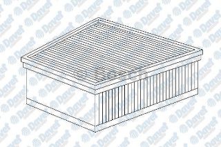 HAVA FİLTRESI (176X140X80) CLİO II 1.4 16V 99- K4J 712 resmi