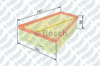 HAVA FİLTRESİ MGN II 1.5DCI-1.6 16V-1.6 02- -SCENIC II 1.5DCI-1.6 16V-2.0 1987429406 resmi