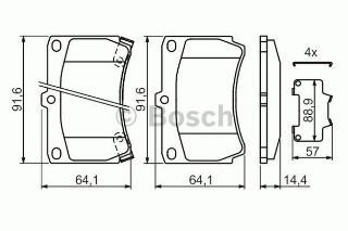 FREN BALATASI ÖN WVA 21654 MAZDA 323 C/F/P/S V BA08/94-09/98 1.6 16V 03.1991-10.1994 1.8 16V 08.1989-07.1994 resmi