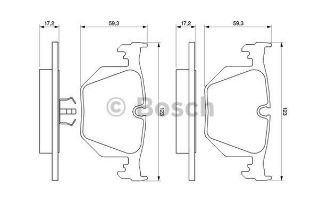 FREN BALATASI ARKA WVA 21487 BMW E38-E46 3.30 E-53×5 / LANDROVER RANGE ROVER III resmi