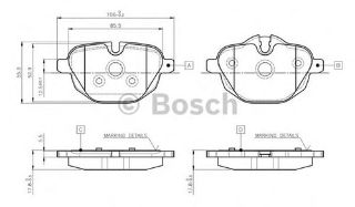 FREN BALATASI ARKA BMW 5  F10 F11 BMW Z4  E89 BMW X3  F25 BMW X4  F26 resmi