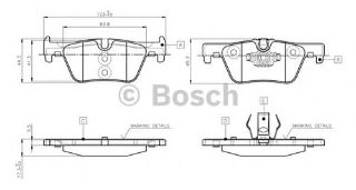 FREN BALATASI ARKA (BMW F20-30 )2530701 resmi