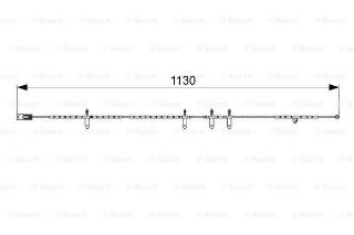 FREN İKAZ KABLOSU (1130MM) MİNİ ONE MİNİ COOPER 03- W10 B16 A resmi
