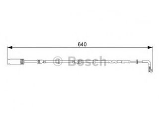 ÖN BALATA FİŞİ İKAZ KABLOSU BMW 1 E81 E87 04 E90 E91 03 E92 E93 06 635MM resmi