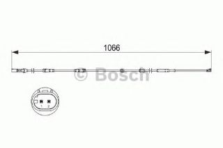 DİSK BALATA İKAZ KABLOSU ARKA (1065MM) resmi