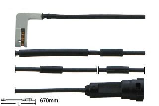 ÖN BALATA FİŞİ İKAZ KABLOSU OPEL ASTRA F 94-8.02 - VECTRA A 88-95 GIC125 670 MM resmi