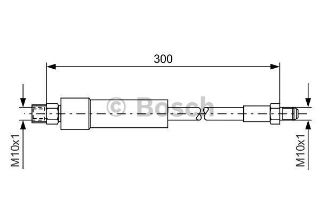 HİDROLİK FREN İAGI BMW 3 (E30) 316 83- M10 B18 (184VD) resmi