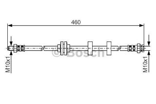 FREN HORTUMU. 460.00 MM resmi