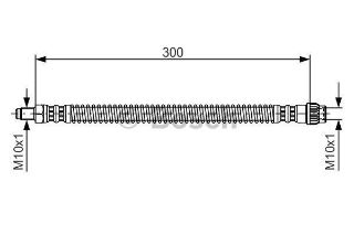 FREN HORTUMU. 300.00 MM resmi