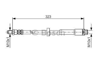 FREN HORTUMU; ARKA. 323.00 MM resmi