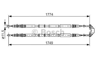 FREN TELİ. 1774 MM resmi