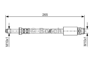 FREN HORTUMU; ARKA, 265,00 MM resmi