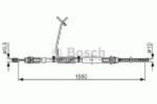 FREN TELİ, 1590  MM resmi