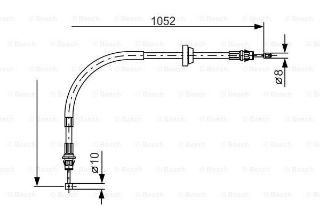 FREN TELİ. 1052 MM resmi