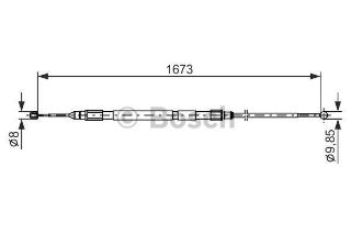 FREN TELİ. 1681 MM resmi