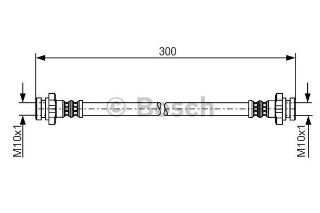 FREN HORTUMU; ARKA. 300.00 MM resmi
