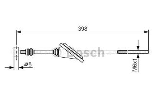 FREN TELİ. 398 MM resmi