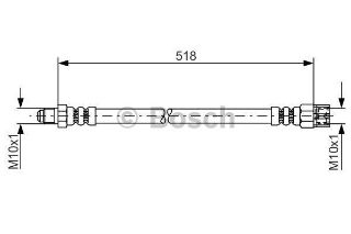 FREN HORTUMU; ARKA. 518.00 MM resmi