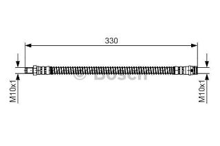 FREN HORTUMU; ARKA. 330.00 MM resmi