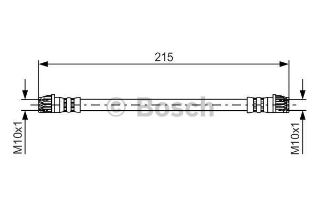 FREN HORTUMU; ARKA. 215.00 MM resmi