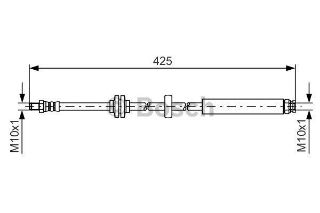 FREN HORTUMU; ARKA. 425.00 MM resmi