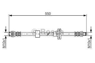 FREN HORTUMU; ÖN. 550.00 MM resmi