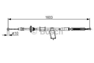 FREN TELİ. 1603 MM resmi