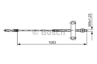 FREN TELİ. 1083 MM resmi