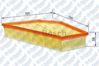 HAVA FİLTRESİ VOLVO C30 06-12 C70 II 07-13 S40 II 06-12 V40 12 V50 06-12 resmi