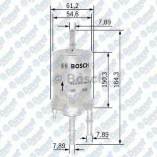 YAKIT FİLTRESİ GOLF V-JETTA III-POLO IV-CADDY III-FABIA II-OCTAVIA II-A3-IBIZA IV-1.4-1.6 16V 4 BAR resmi