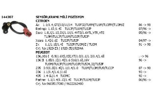 SENSOR KRANK / VOLAN MILI POZISYON ( PEUGEOT : 106 / 205 / 306 / 405 / PARTNER / CITROEN : AX / BERLINGO / SAXO-- XSARA-- ZX ) resmi